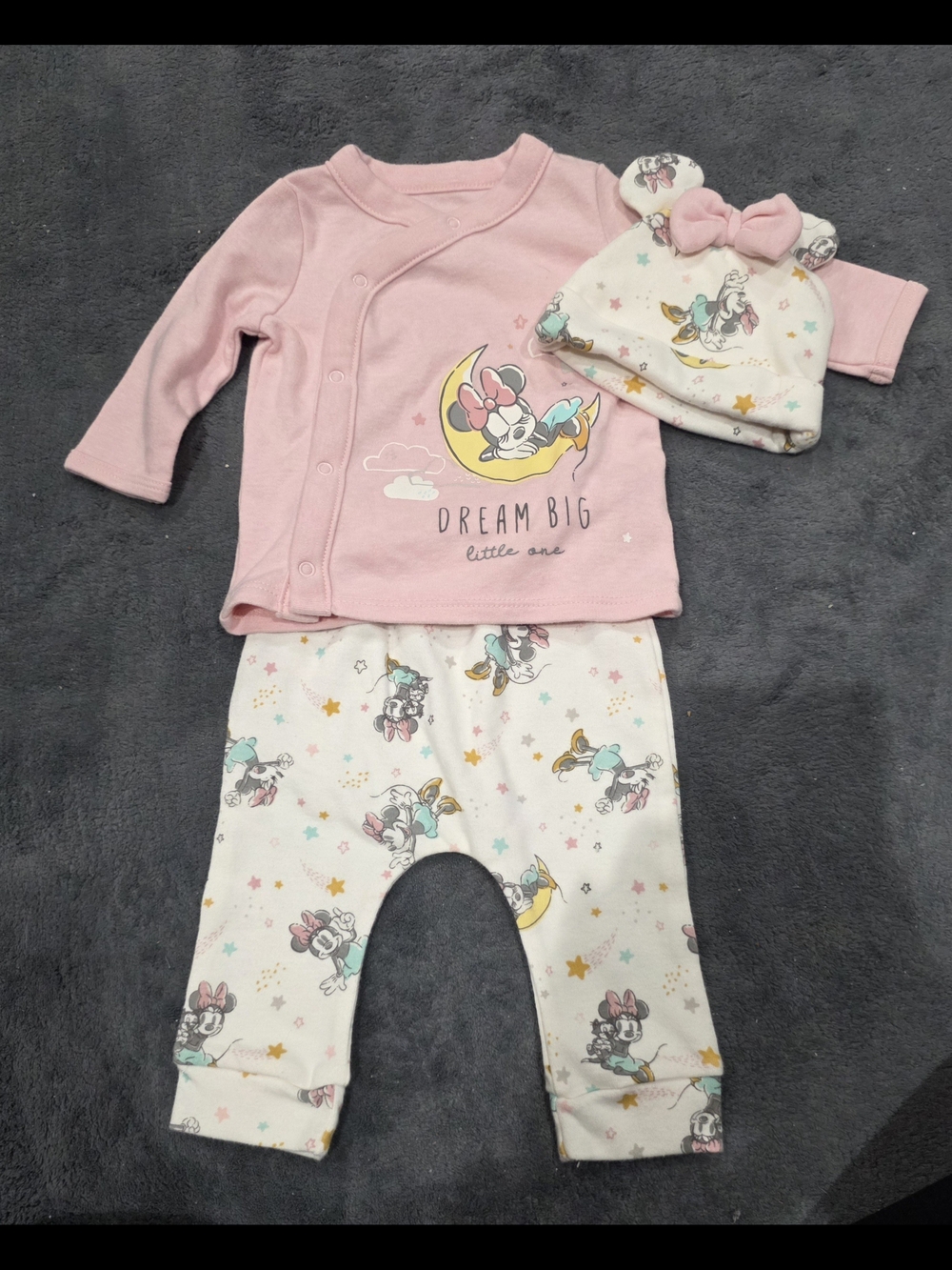 Disney Pink Minnie Mouse Dream Big Matching Set